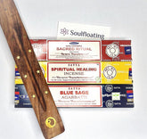 SATYA voordeelpakket 15 grams (per seizoen) - Satya - Zomer Wierook Pakket - Sacred Ritual - Spiritual Healing - Blue Sage - Incense Sticks - wierook stokjes