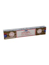Satya Nag Champa wierrook stokjes Palo Santo geur - 15x - Lichaam in balans - Meditatie - staafjes van 21 cm