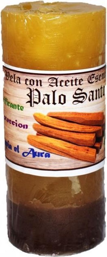 Kaars met etherische olie - Palo Santo - Vela Palo Santo - handgemaakt