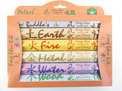 Tulasi - Giftpack Feng Shui - 6 doosjes wierook stokjes -