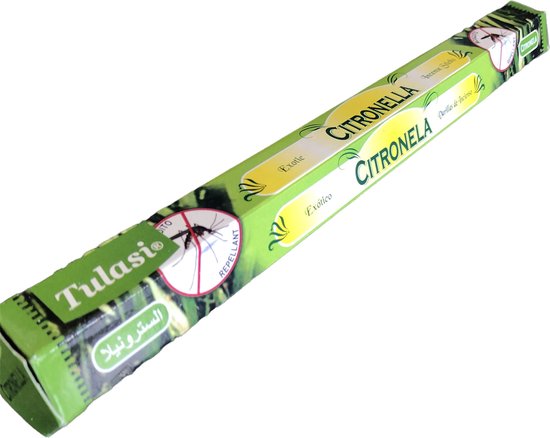 Tulasi Citronella Wierook - Anti Muggen - Citronella - Wierook