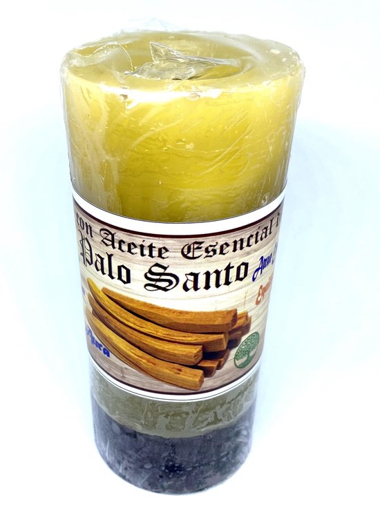 Kaars met etherische olie - Palo Santo - Vela Palo Santo - handgemaakt