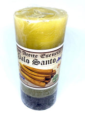 Kaars met etherische olie - Palo Santo - Vela Palo Santo - handgemaakt